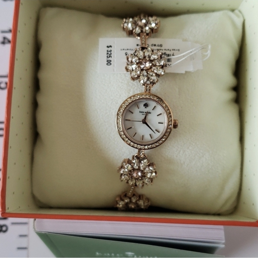 Kate Spade Rose Gold Women's Watch with Crystal Accents